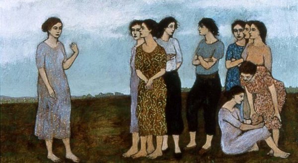 女性のグループ