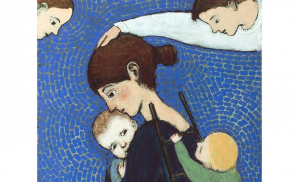 子どもを守る母親