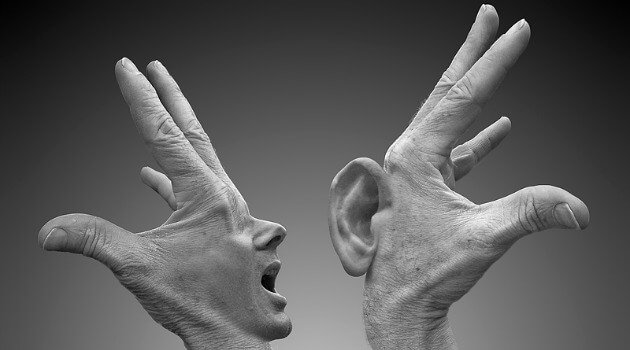 叫ぶ手と聞く手