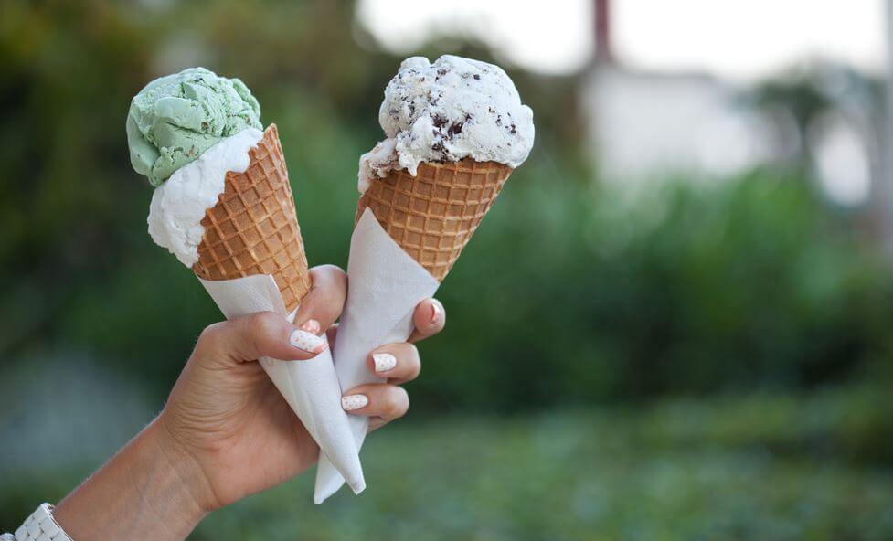 アイスクリーム二つ