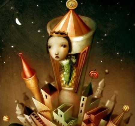 城にとらわれたお姫様