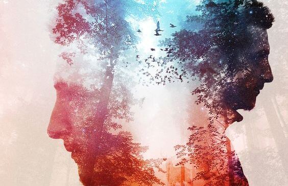 男性のシルエット