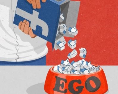 エゴに油を注ぐフェイスブック