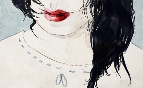 黒髪の女性