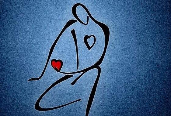 ハートを手にする人