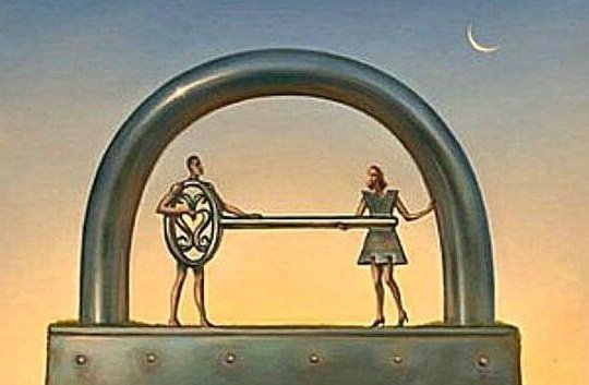 二人のカップルのカギ