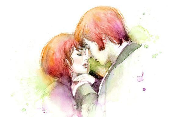 ロマンチックな二人の瞬間