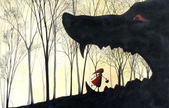 オオカミと赤ずきん