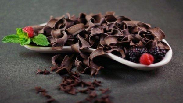 チョコレートとベリー