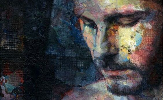 考える男性の肖像