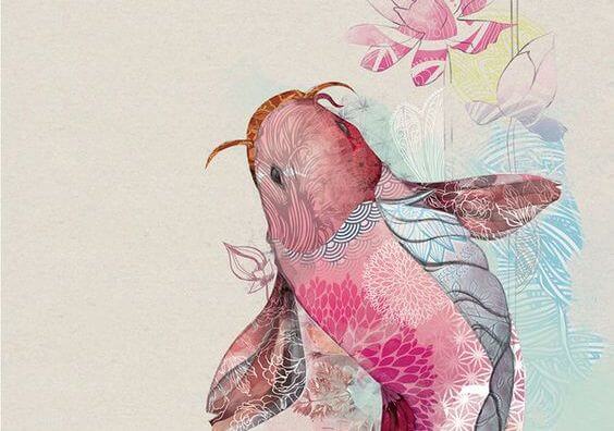 様々な模様の魚