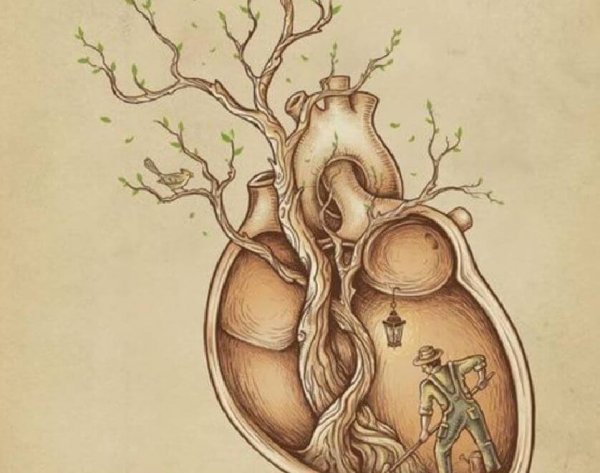 木が生えた心臓