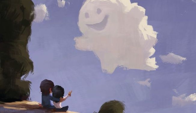 人型の雲