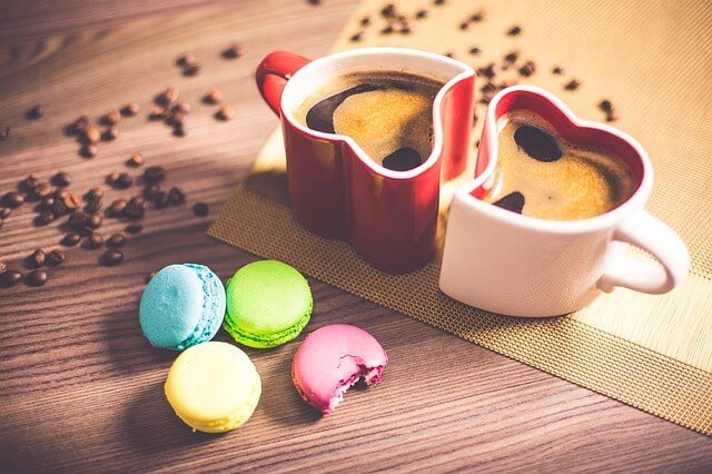 コーヒーとクッキー