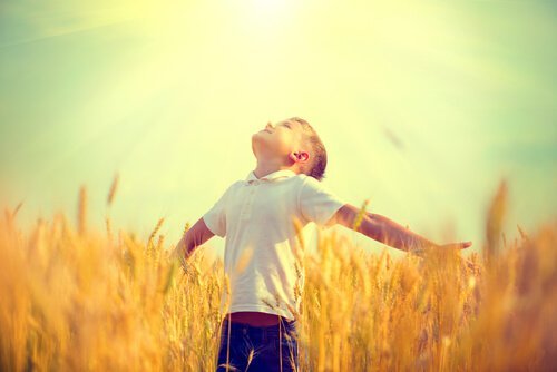 麦畑の少年
