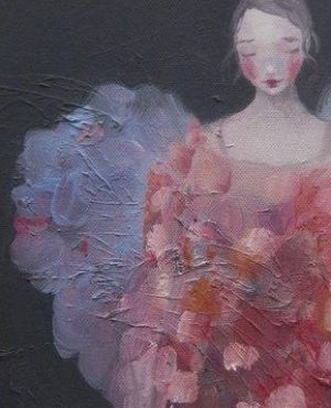 悲しむ女性