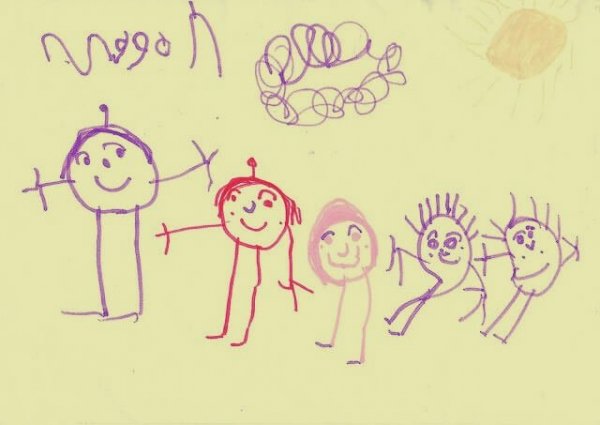 子どものお絵かき