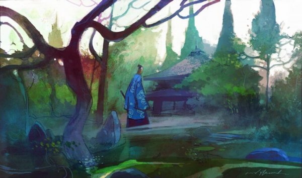 森の中の家