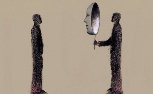 仮面と二人の人