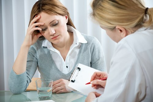 SSRI離脱症候群の女性