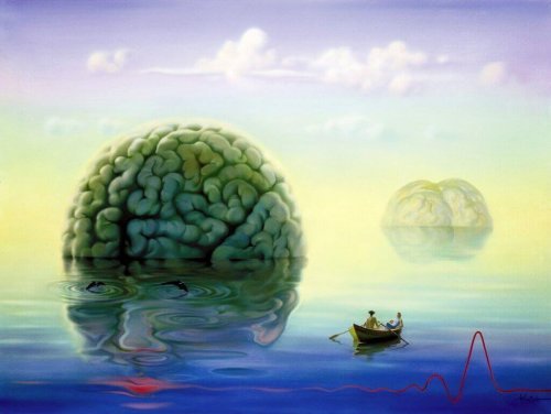 浮かぶ脳
