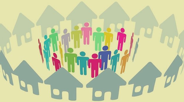 コミュニティでの共同生活