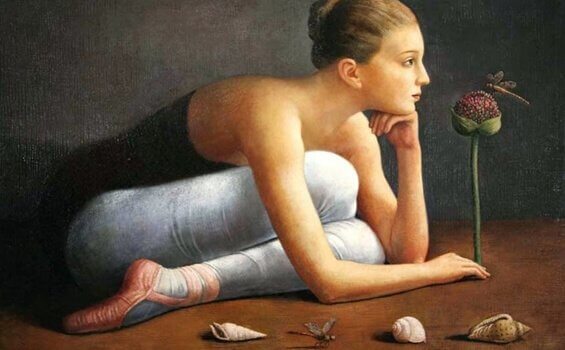 バレリーナの絵