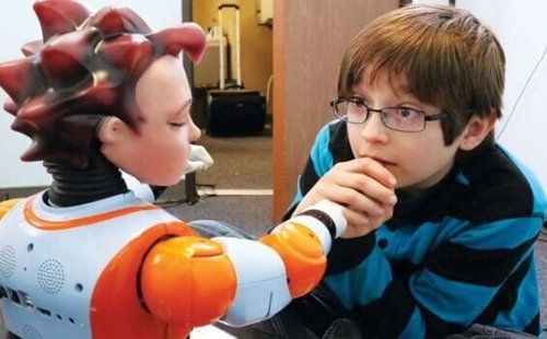 ロボットと自閉症の子供達