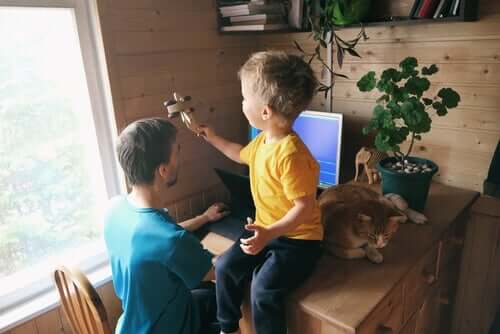 家 仕事 子ども